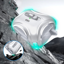 ESR Cyber Flicklock Halolock MagSafe dėklas, skirtas Airpods Pro 1/ 2 – sidabrinis