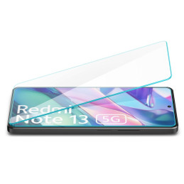 Spigen Glas.tR Plonas grūdintas stiklas, skirtas Xiaomi Redmi Note 13 5G - 2 vnt.