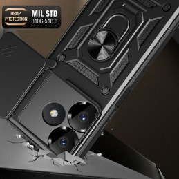 Tech-Protect Camshield Pro dėklas, skirtas Xiaomi Redmi 13 - juodas