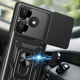 Tech-Protect Camshield Pro dėklas, skirtas Xiaomi Redmi 13 - juodas