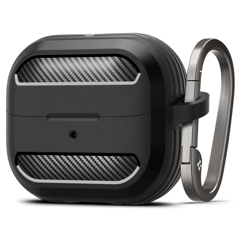 Spigen Rugged Armor Samsung Galaxy Buds 3 / 3 Pro dėklas - juodas