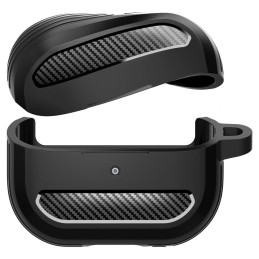 Spigen Rugged Armor Samsung Galaxy Buds 3 / 3 Pro dėklas - juodas