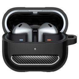 Spigen Rugged Armor Samsung Galaxy Buds 3 / 3 Pro dėklas - juodas