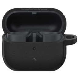 Caseology Vault dėklas, skirtas Samsung Galaxy Buds 3 / 3 Pro - matinė juoda