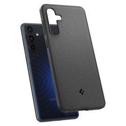 Spigen Essential SandBlast dėklas, skirtas Samsung Galaxy M55 5G - matinė juoda