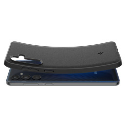 Spigen Essential SandBlast dėklas, skirtas Samsung Galaxy M55 5G - matinė juoda