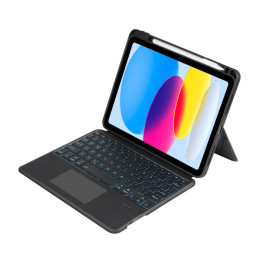 Tech-Protect SC Mag Pen + klaviatūros dėklas, skirtas iPad 10,9" 10 kartos (2022 m.) - juodas