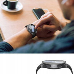 Tech-Protect Defense360 dėklas, skirtas Samsung Galaxy Watch 7 (40 mm) - skaidrus