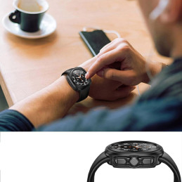 Tech-Protect Defense360 dėklas, skirtas Samsung Galaxy Watch Ultra (47 mm) - juodas