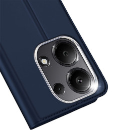 Dux Ducis Skin Pro dėklas, skirtas Xiaomi Redmi Note 13Pro 4G / Poco M6 Pro 4G su atvartu ir kortelės lizdu - mėlynas