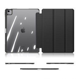 Dux Ducis Toby dėklas su atvartu ir stovu iPad Air 13" 2024 / iPad Pro 12.9" 2018-2022 - juodas