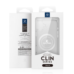 Dux Ducis Clin Mag dėklas su MagSafe iPhone 16 - skaidrus