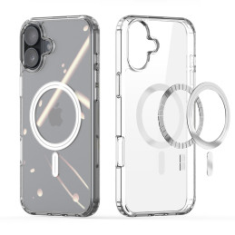 Dux Ducis Clin Mag dėklas su MagSafe iPhone 16 Plus - skaidrus