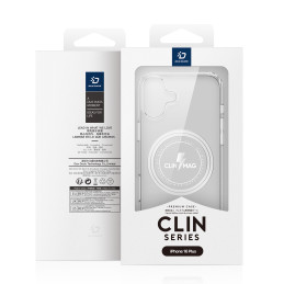 Dux Ducis Clin Mag dėklas su MagSafe iPhone 16 Plus - skaidrus