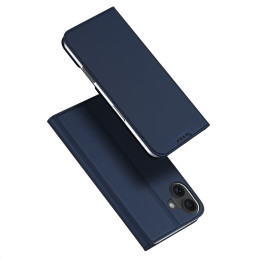 Dux Ducis Skin Pro dėklas iPhone 16 su atvartu ir kortelių lizdu - mėlynas