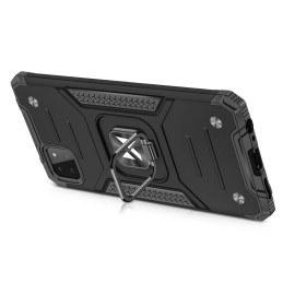 Wozinsky Ring Armor Armored Hybrid Case Cover + Magnetinis laikiklis, skirtas Samsung Galaxy A22 4G Black