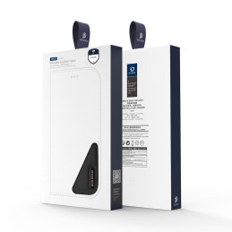 Dux Ducis Hivo dėklas iPhone 16 Pro Max su atvartu ir RFID apsauga - juodas
