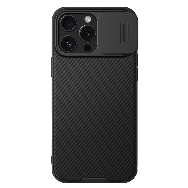 Nillkin CamShield Pro magnetinis dėklas, skirtas iPhone 16 Pro Max – juodas