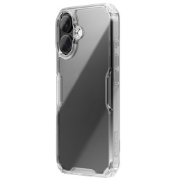 Nillkin Nature Pro dėklas iPhone 16 - skaidrus ir baltas
