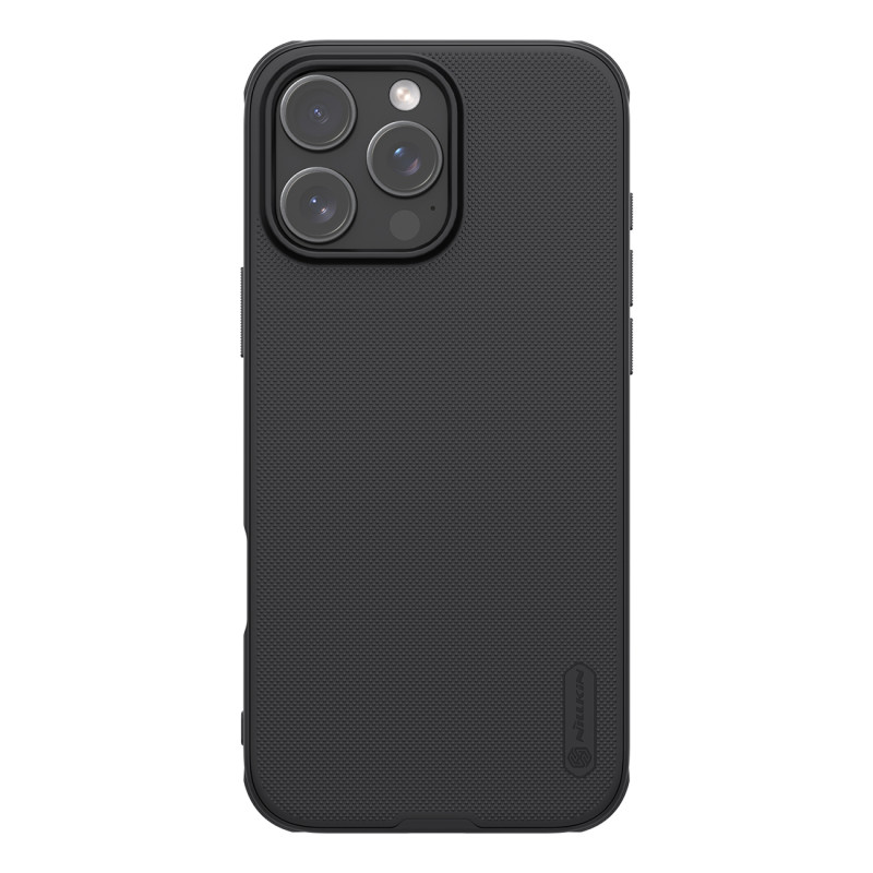 Nillkin Super Frosted Shield Pro dėklas iPhone 16 Pro Max - juodas
