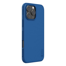 Nillkin Super Frosted Shield Pro dėklas iPhone 16 Pro - mėlynas