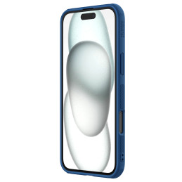 Nillkin Super Frosted Shield Pro dėklas iPhone 16 - mėlynas