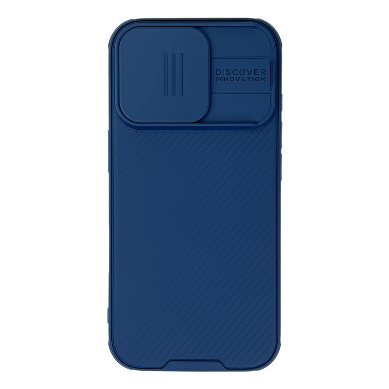 Nillkin CamShield Pro magnetinis dėklas, skirtas iPhone 16 Pro – mėlynas