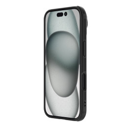 Nillkin CamShield Prop Dėklas, skirtas iPhone 16 Pro Max su fotoaparato dangteliu ir stovu – juodas
