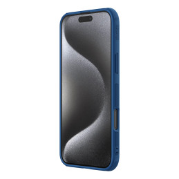 Nillkin Super Frosted Shield Pro magnetinis dėklas, skirtas iPhone 16 Pro – mėlynas