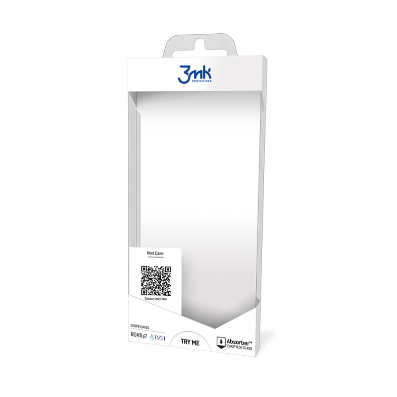 3mk matinis dėklas, skirtas iPhone 6 / 6s – juodas