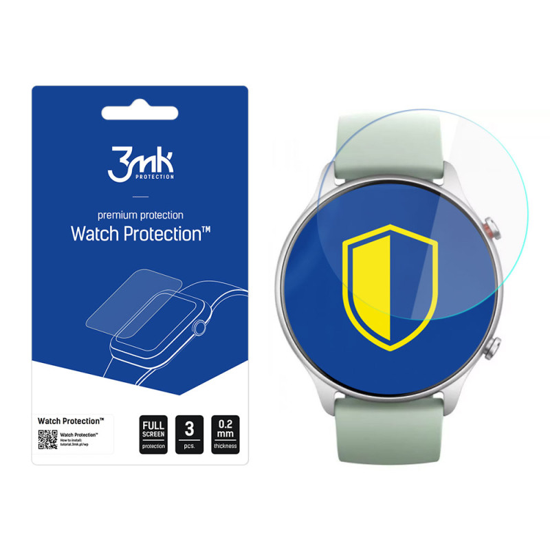 3mk Watch Protection™ v. ARC+ apsauginė plėvelė, skirta Xiaomi Amazfit GTR 2e