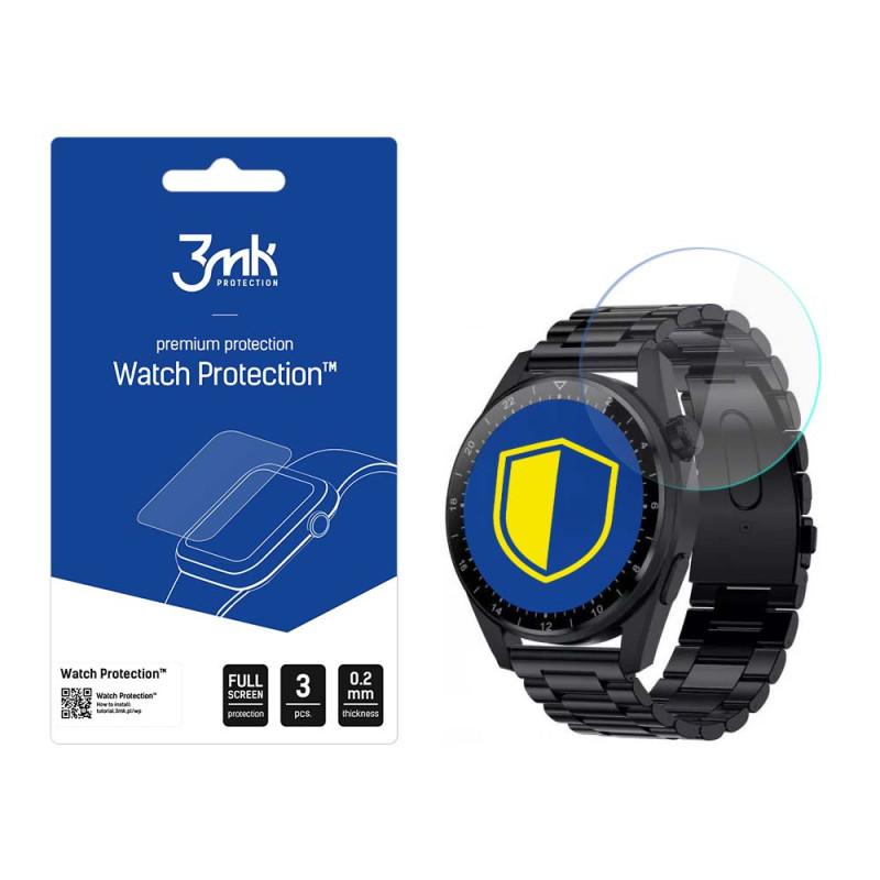 3mk Watch Protection™ v. FlexibleGlass hibridinis stiklas ant Rubicon RNCE78
