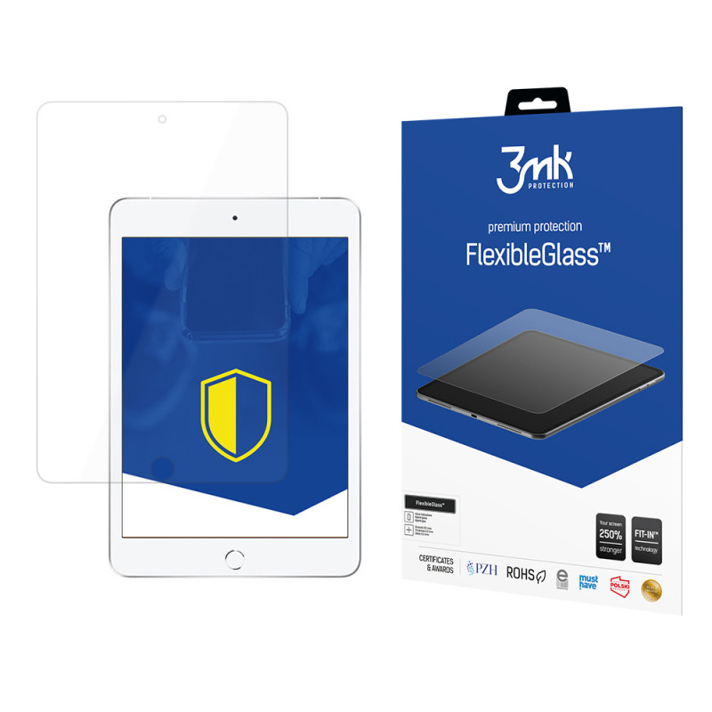 3mk FlexibleGlass™ hibridinis stiklas, skirtas iPad mini 7,9" 2019 (5 kartos)