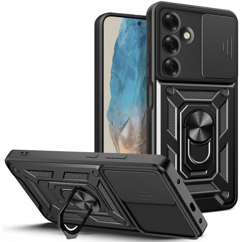 Tech-Protect Camshield Pro dėklas, skirtas Samsung Galaxy M35 5G - juodas