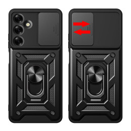 Tech-Protect Camshield Pro dėklas, skirtas Samsung Galaxy M35 5G - juodas