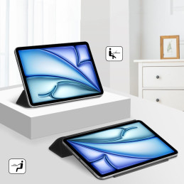 Tech-Protect SmartCase magnetinis dėklas iPad Air 10,9" 2020-2022 / 11" 2024 - juodas