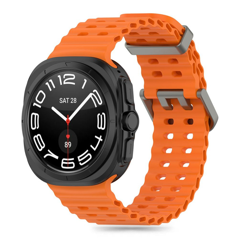 Tech-Protect IconBand Pro dirželis, skirtas Samsung Galaxy Watch Ultra (47 mm) - oranžinis