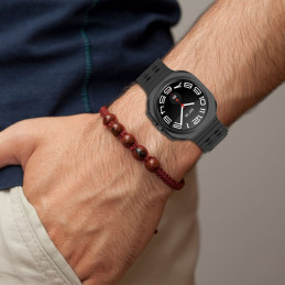 Tech-Protect IconBand Pro dirželis, skirtas Samsung Galaxy Watch Ultra (47 mm) - oranžinis