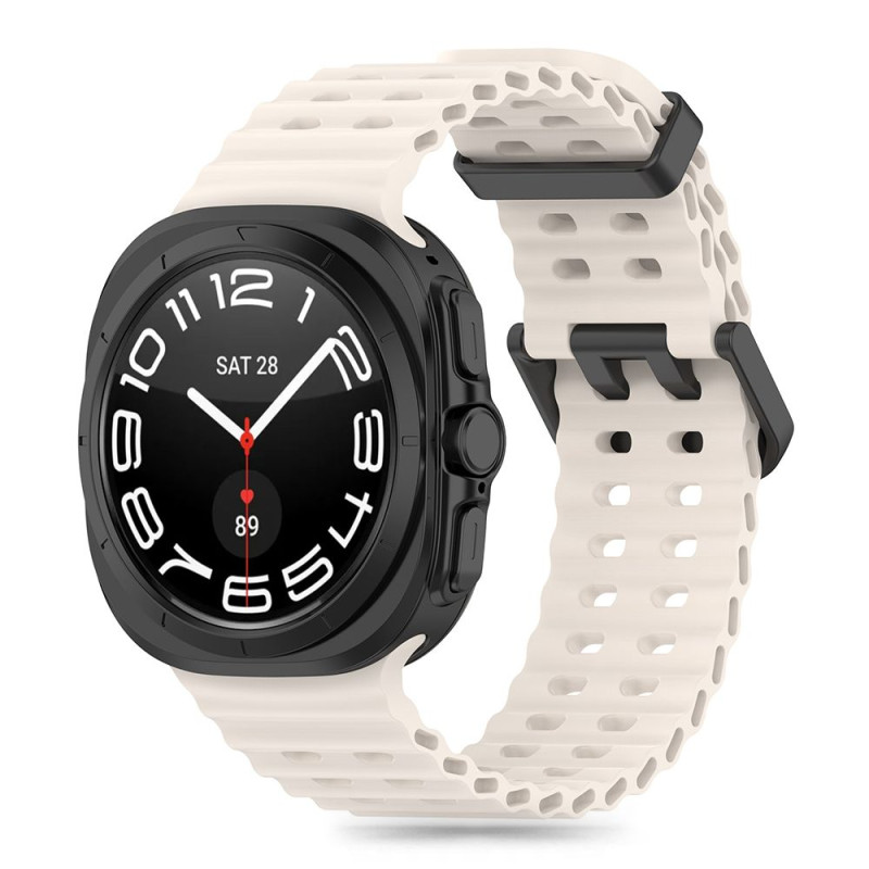 Tech-Protect IconBand Pro dirželis, skirtas Samsung Galaxy Watch Ultra (47 mm) - smėlio spalvos