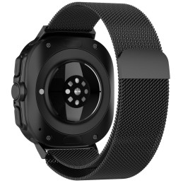 Tech-Protect MilaneseBand, skirta Samsung Galaxy Watch Ultra (47 mm) - juoda