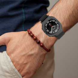 Tech-Protect MilaneseBand, skirta Samsung Galaxy Watch Ultra (47 mm) - smėlio spalvos