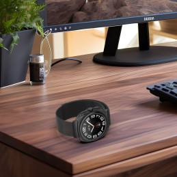 Tech-Protect MilaneseBand, skirta Samsung Galaxy Watch Ultra (47 mm) - smėlio spalvos