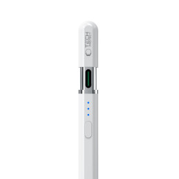 Tech-Protect Digital Magnetic Stylus Pen 3 magnetinis rašiklis iPad planšetiniam kompiuteriui - baltas