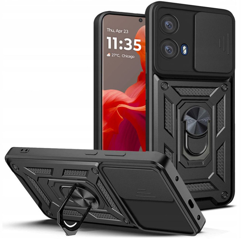 Tech-Protect Camshield Pro dėklas, skirtas Motorola Moto G85 5G - juodas