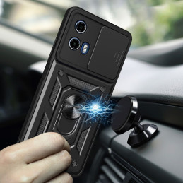 Tech-Protect Camshield Pro dėklas, skirtas Motorola Moto G85 5G - juodas