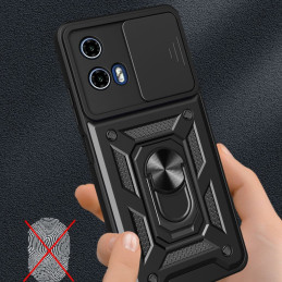 Tech-Protect Camshield Pro dėklas, skirtas Motorola Moto G85 5G - juodas