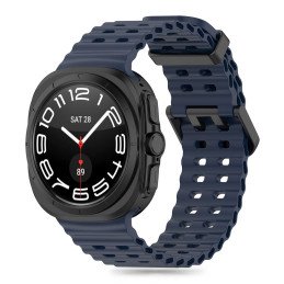 Tech-Protect IconBand Pro dirželis, skirtas Samsung Galaxy Watch Ultra (47 mm) - tamsiai mėlynas