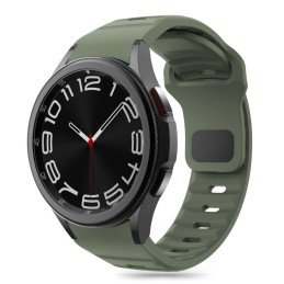 Tech-Protect silikoninis dirželis, skirtas Samsung Galaxy Watch 4/ 5/ 5 Pro/ 6/ 7/ FE – žalias