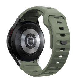 Tech-Protect silikoninis dirželis, skirtas Samsung Galaxy Watch 4/ 5/ 5 Pro/ 6/ 7/ FE – žalias