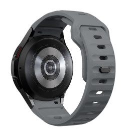 Tech-Protect silikoninis dirželis, skirtas Samsung Galaxy Watch 4/ 5/ 5 Pro/ 6/ 7/ FE – pilkas